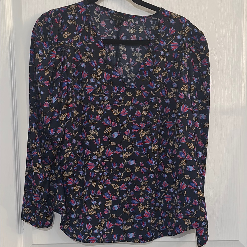 Banana Republic Blue Long Sleeve Relaxed Blouse